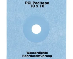 PCI Pecitape® 10 cm x 10 cm Dichtbandsystem, Dichtzubehör für Ecken, Anschlüsse und Durchdringungen