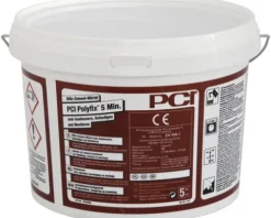 PCI Polyfix® 5 Min. Blitzzement Mörtel zum Ausbessern, Befestigen und Montieren 5 kg