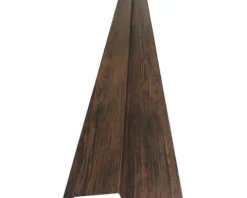 PRECIT Sockelprofil für Wandpaneel nussbaum 1000 mm x 51 mm x 15 mm x 50 m