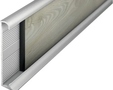 Prinz Sockelleiste Alu silber ungelocht 11x60x2700 mm