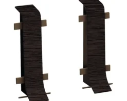 Prinz Verbinder für Klemm-Sockelleiste mit Kabelkanal Wenge 50 mm