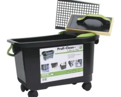 ProfiClean Fliesen-Waschset Hufa Spezial 9449 inkl. Wascheimer, Fliesenwaschbrett und Bodensieb