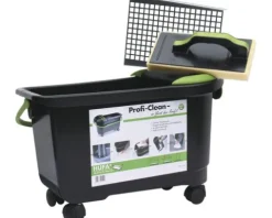 ProfiClean Fliesen-Waschset Hufa Spezial 9451 inkl. Wascheimer, Fliesenwaschbrett und Bodensieb
