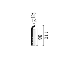 Profipack Abdeckleiste CBC1, 12 x 2 m, 22 x 110 mm