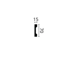 Profipack Wandleiste/Sockelleiste C9, 20 x 2 m, 15 x 70 mm