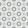 PVC-Boden Artifact Fliesen-Optik blau grau Fliesen 16,6x16,6 cm 200 cm breit (Meterware)