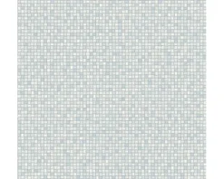 PVC-Boden Artifact Mosaik-Optik blau silber Fliesen 0,6x0,8 cm 200 cm breit (Meterware)