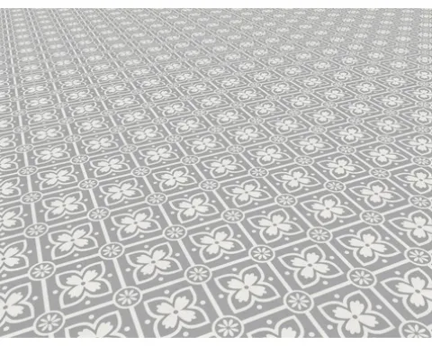 PVC-Boden Balder Fliesenoptik alma grey Fliesen 25x25 cm 400 cm breit (Meterware)
