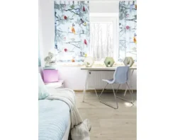 PVC-Boden Balder Holzdielenoptik hell Dielen 25x133 cm 200 cm breit (Meterware)
