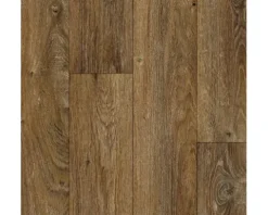 PVC-Boden Castle Holzdielenoptik dunkelbraun FB566 Dielen 14x100 cm 300 cm breit (Meterware)