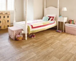 PVC-Boden Denver Holzdielenoptik beige FB835 Dielen 14x100 cm 400 cm breit (Meterware)