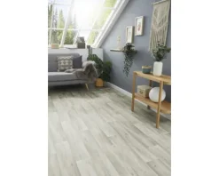 PVC-Boden Maxima Holzdielenoptik weiß-grau 109S Dielen 17x100 cm 200 cm breit (Meterware)