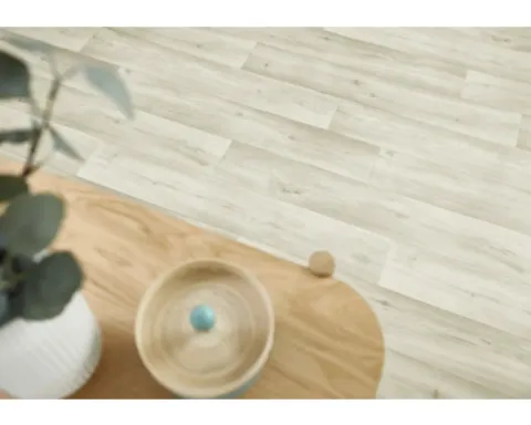 PVC-Boden Maxima Holzdielenoptik weiß-grau 109S Dielen 17x100 cm 200 cm breit (Meterware)