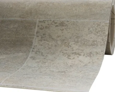 PVC-Boden Mimas Fliesenoptik beige-grau Fliesen 25x50 cm 300 cm breit (Meterware)