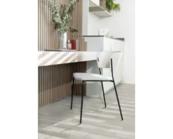 PVC-Boden Texal Holzdielenoptik Lodge Milk Dielen 5,5x100 cm 200 cm breit (Meterware)