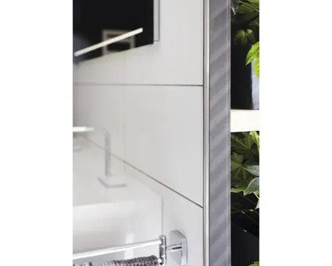 Quadrat-Abschlussprofil Dural Squareline DPSE 100 10 mm Länge 250 cm Edelstahl