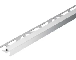 Quadrat-Abschlussprofil Dural Squareline 10 mm Länge 250 cm Aluminium Natur
