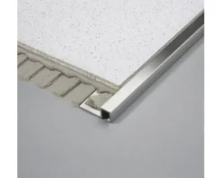 Quadrat-Abschlussprofil Dural Squareline 10 mm Länge 250 cm Aluminium Natur