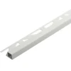 Quadrat-Abschlussprofil Dural Squarline DPSP 1130 PVC weiß 250 cm Höhe 11 mm