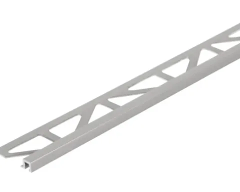 Quadrat-Abschlussprofil Squareline Aluminium Länge 250 cm Höhe 9 mm