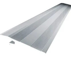 Rampenprofil 265 38x5-7 mm Alu eloxiert edelstahl 270 cm