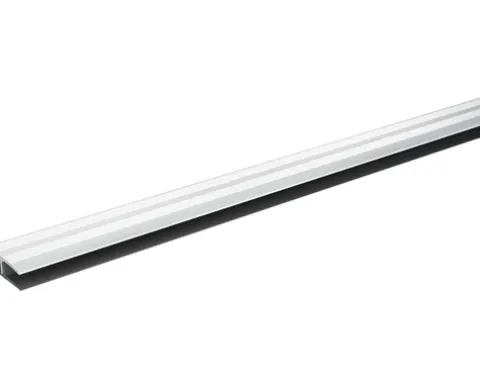SKANDOR Abschlussprofil Aluminium silber 28x10x900 mm