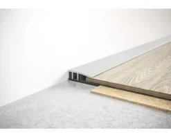 SKANDOR Abschlussprofil Aluminium silber 21x7x900 mm