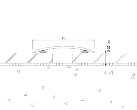 SKANDOR Anpassungsprofil Ahorn selbstklebend 4,5x40x900 mm
