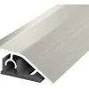 SKANDOR Anpassungsprofil Aluminium Edelstahl gebürstet eloxiert 10x44x1000 mm