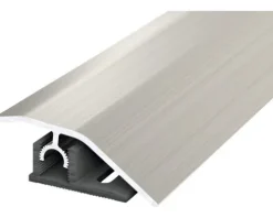 SKANDOR Anpassungsprofil Aluminium Edelstahl gebürstet eloxiert 10x44x1000 mm