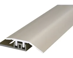 SKANDOR Anpassungsprofil Aluminium Edelstahloptik eloxiert 6x34x1000 mm