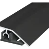 SKANDOR Anpassungsprofil Aluminium Schwarz eloxiert 10x44x1000 mm