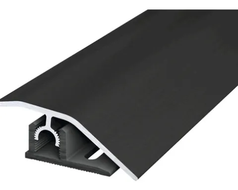 SKANDOR Anpassungsprofil Aluminium Schwarz eloxiert 10x44x1000 mm