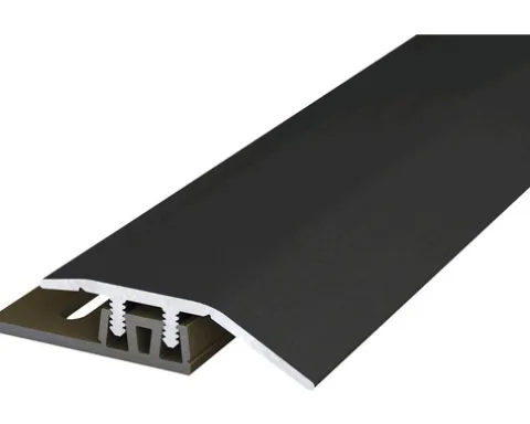 SKANDOR Anpassungsprofil Aluminium Schwarz eloxiert 6x34x1000 mm