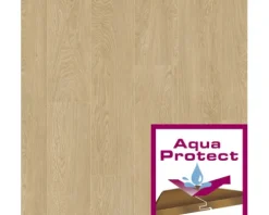 SKANDOR Laminat wasserfest Wave Oak Eiche Schiffsboden 1261 x 192 x 8 mm