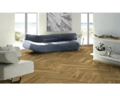 SKANDOR Parkett Mayflower Oak Eiche Fischgrät Gebürstet 1082 x 162 x 12 mm