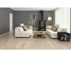 SKANDOR Parkett Roheffekt Eiche Landhausdiele Gebürstet 2190 x 162 x 12 mm