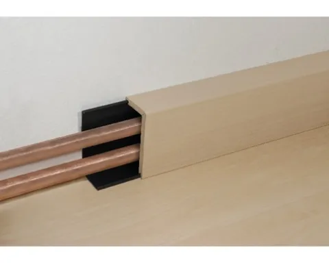 SKANDOR Rohrabdeckleiste Buche FRA02 2400 x 91 x 41 mm