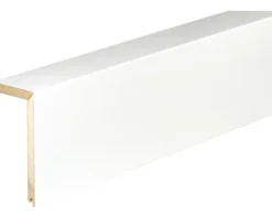 SKANDOR Rohrabdeckleiste weiß FRA02 2400 x 91 x 41 mm