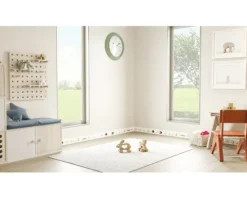 SKANDOR Sockelleiste MDF foliert FOFA383 FU84L Tiere weiß 15x80x2400 mm