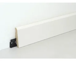 SKANDOR Sockelleiste MDF FU60L foliert Platin weiß 19x58x2400 mm