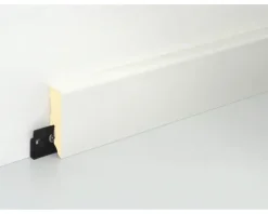 SKANDOR Sockelleiste SF253L weiß foliert 2500 x 58 x 16 mm