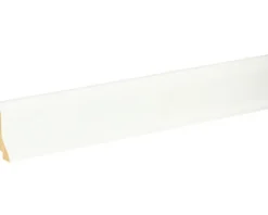 SKANDOR Sockelleiste weiß FU18L 2400 x 38,5 x 18,5 mm