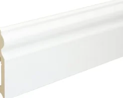 SKANDOR Sockelleiste weiß FU116L 1200 x 115 x 15 mm