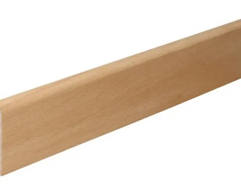 Sockelleiste Buche gedämpft natur lackiert S0001 8,3x50x2400 mm