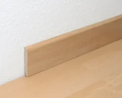 Sockelleiste Buche gedämpft natur lackiert S0001 8,3x50x2400 mm