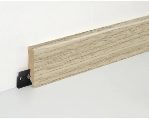 Sockelleiste Eiche foliert FU062L 15x58x2400 mm