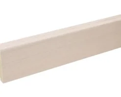 Sockelleiste Eiche weiss lackiert furniert SU060L 19x58x2500 mm