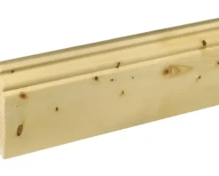 Sockelleiste Fichte/Tanne lackiert 2400 x 96 x 18 mm