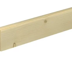 Sockelleiste Fichte/Tanne roh 2400 x 70 x 13 mm